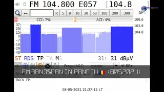 FM Bandscan in Panciu 🇷🇴 (8.05.2021)