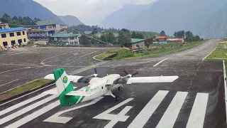 Lukla Airport - Better weather & resumed flight May 09, 2024 || Most dangerous airport in the world