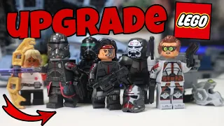 How to UPGRADE Your LEGO STAR WARS The Bad Batch Minifigures!