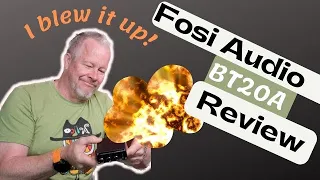 Fosi BT20A Amplifier Review and Test with QA401 - I blew it up!