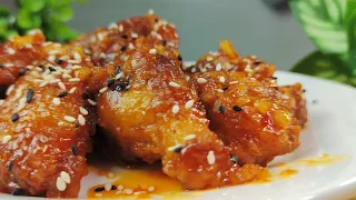 Honey garlic chicken wings! EASY CHICKEN RECIPES | CHICKEN RECIPE