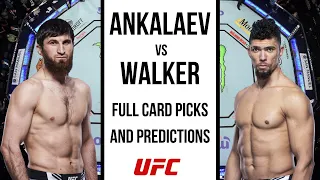 UFC Vegas 84 | Magomed Ankalaev vs Johnny Walker | Full Card Breakdown, Picks, and Betting Tips