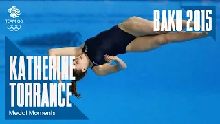 Katherine Torrance Wins Gold in 3m Springboard | Baku 2015 Medal Moments