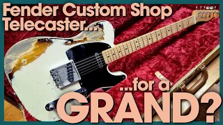 I Made My Own Fender Heavy Relic Telecaster with Bare Knuckle Pickups... For A GRAND