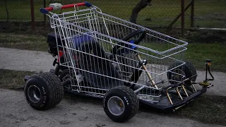 Homemade 200cc SHOPPING Go-Kart !? 🛒🏎