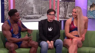 Sue Perkins, Nitro, Diamond (Gladiators), Rick Astley On The One Show [09.02.2024]