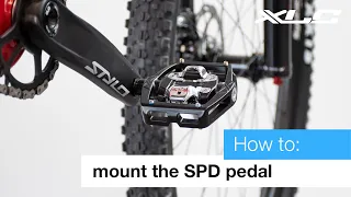 XLC: How to mount SPD pedals and clip in