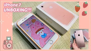 UNBOXING iPHONE 7 ROSEGOLD | 2022 PLUS CAMERA TEST