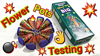 Best Amazing Testing Diwali Crackers | 10 Flower Pots Testing 2020 | 10000 Wala Bijli Lar 2020 🧨💣💥