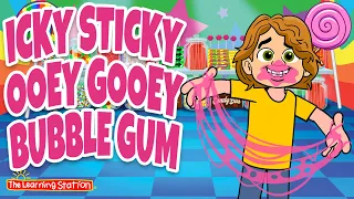 Brain Breaks for Kids 🍭 Icky Sticky Ooey Gooey Bubblegum 🍭 Kids Songs by The Learning Station