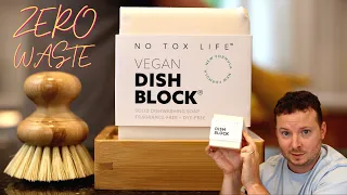 Zero Waste Dish Soap Review | No Tox Life Vegan Dish Block