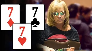 Soccer Mom WINS 2,488,000 With THREE OF A KIND at WPT FINAL TABLE