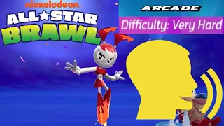 Nickelodeon All Star Brawl - Arcade Mode Jenny (Very Hard) VOICES ON