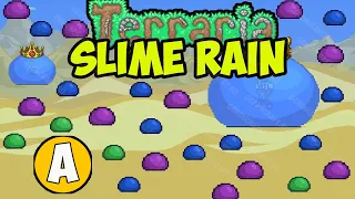 Terraria how to get Slime Rain (EASY) | Terraria how to summon  Slime Rain | Terraria 1.4.4.9