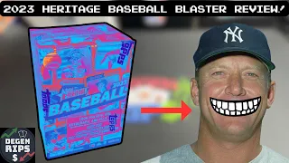 NEW 2023 Topps Heritage Baseball Blaster Box Review!