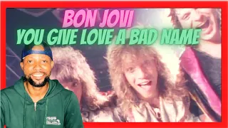 WHAT A PERFORMANCE!!! FIRST TIME HEARING BON JOVI - YOU GIVE LOVE A BAD NAME - REACTION