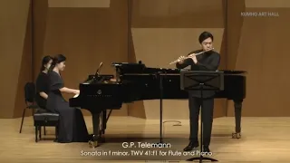 G.P. Telemann - Sonata in f minor, TWV 41:f1 for Flute and Piano 플루트 이상훈