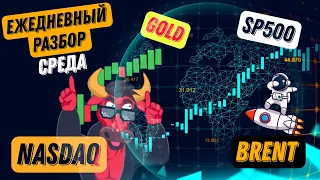 Индексы продолжат падение  Прогноз на SP500 Nasdaq Нефть и Золото