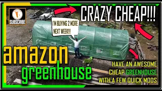 Our Amazon Find: A Crazy Cheap Greenhouse (or Hoop House)!! Under $300 With Our Simple Modifications