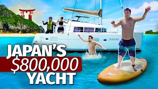 I Rented Japan's $800,000 PRIVATE Yacht for a Day | Okinawa