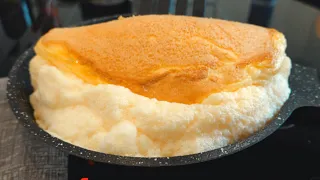 Very airy and fluffy omelet in a pan // Omelet without milk