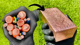 Dumpster Diving Huge Copper Haul - Trash To Treasure - ASMR Metal Melting - BigStackD Copper Casting