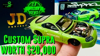 How To Price Hot Wheels Customs - Ft. JAKARTA DIECAST PROJECT - First Ever Review -Drag Toyota Supra