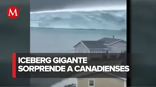 Iceberg Masivo en Canadá: Un asombroso fenómeno natural