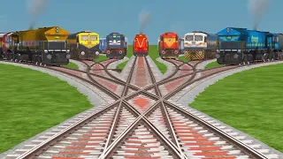 All Diesel  Engine | At Crossing Train Run Super Fast Express | train sim world 4 / #trainvideo