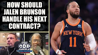 How Should Jalen Brunson Handle his Next Contract with the Knicks? | THE ODD COUPLE