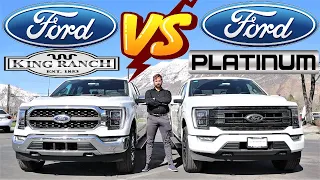 2023 Ford F-150 King Ranch VS Platinum: Which Truck Are You Taking Home?