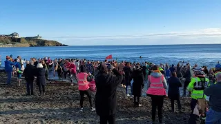 New Years day dip. Douglas IOM