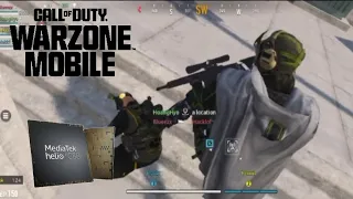 WARZONE MOBILE HELIO G88 LOW END DEVICE GAMEPLAY