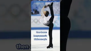 then & now: hanyu yuzuru’s biellmann spin #羽生結弦