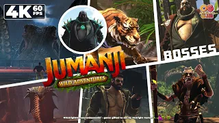 Jumanji: Wild Adventures (PC) - ALL BOSS FIGHTS | 4K60 Walkthrough (Jumanji/Hard Difficulty 100%)
