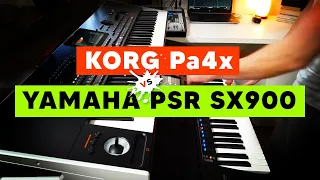 Korg Pa4x vs Yamaha PSR SX900 Voice Comparison