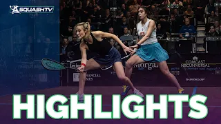 "Barrage of Forehand Quality" | ElSherbini v Weaver | J.P Morgan Tournament of Champions 2024 | QF