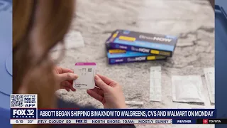 Abbott to ship BinaxNOW coronavirus self test to Walgreens, CVS and Walmart next week