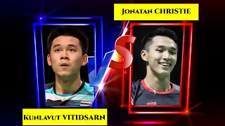 Kunlavut Vitidsarn (THA) vs Jonatan Christie (INA) England Open