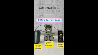 2-Wire Transmitter Connection to PLC #Shorts