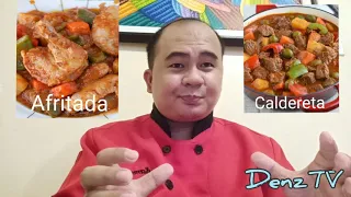 Afritada and Caldereta: Anong kaibahan?