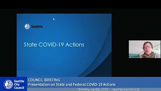 Seattle City Council Briefing 4/6/20