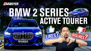 Pros and cons of driving the 2022 BMW 2 Series Active Tourer 218i in Singapore | CarBuyer Singapore