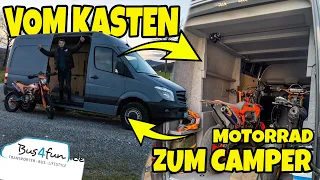 Ich baue den ultimativen Supermoto Camper! - Bettkonstruktion + Filzen