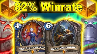 Get Legend Rank In April With Over 82% Winrate Totem Shaman! March of the Lich King | Hearthstone