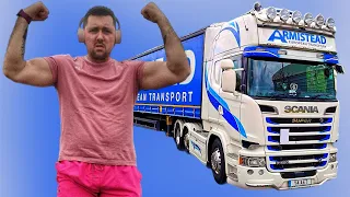 O CURSA cu SCANIA R580 V8 - adrian cox