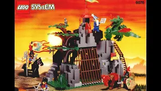 Lego Dark Dragon's Den vintage review! (set 6076)