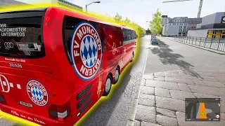 Fernbus Simulator Football Team Bus - Driving to Bremen (800km)! 4K