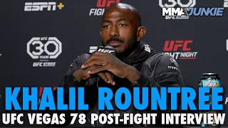 Emotional Khalil Rountree Wants Main Event Chance After 4th Straight Victory | UFC on ESPN 51