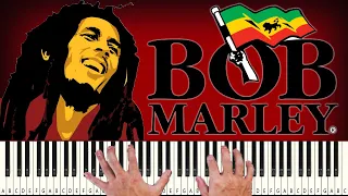 Bob Marley - One Love - EASY PIANO TUTORIAL